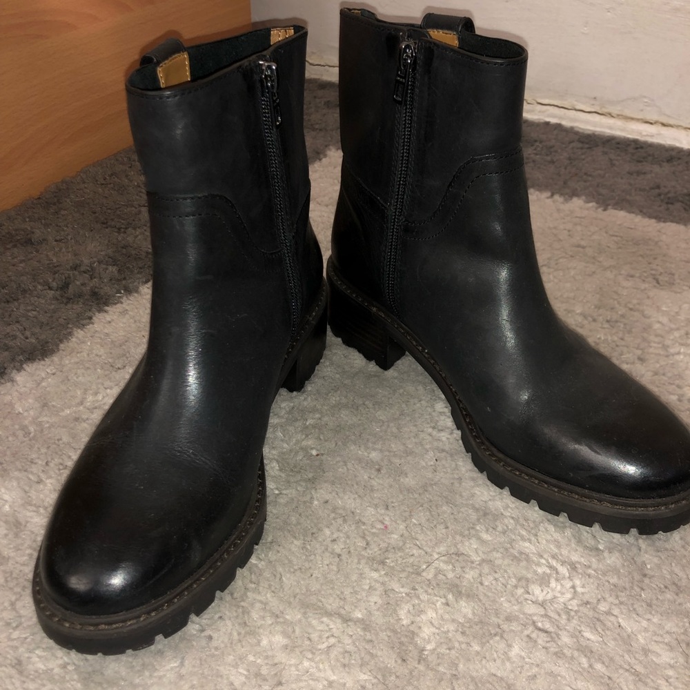 COACH BLACK BOOTS